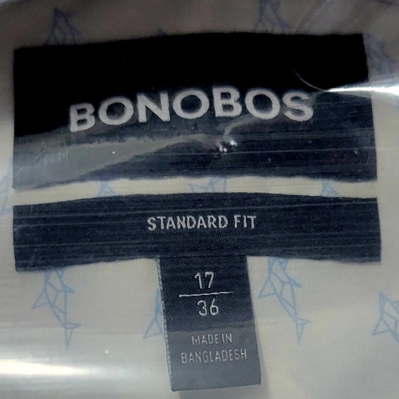 NWT Bonobos Jetsetter Stretch Dress Shirt 17"x 36" - Picture 3 of 6